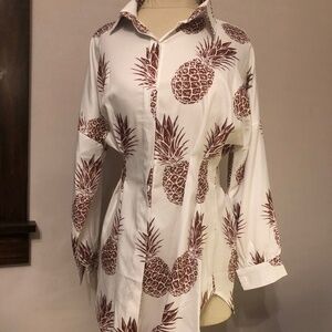 Pineapple Shirt Dress